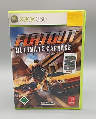 Flatout Ultimate Carnage - Microsoft XBOX 360 XBOX360 OVP