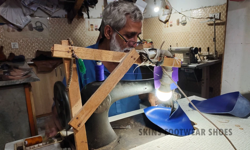 Bespoke Real White leather Party Wear shoes Men white wedding shoes moccasin Men - Image 4 of 4