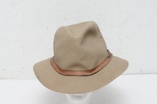 Vintage Stetson Safari Fedora Bucket Hat Canvas Made in USA Large