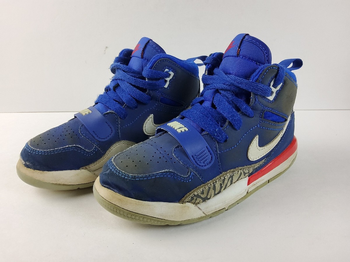Nike Air Jordan Legacy 312 Kids Size 11C Pistons Blue White Red, AT4047-416