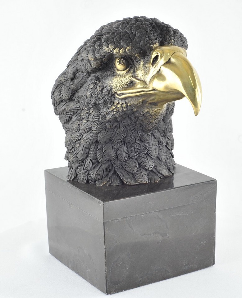 Art Nouveau Style Statue Sculpture Eagle Bird Wildlife Art Deco Style