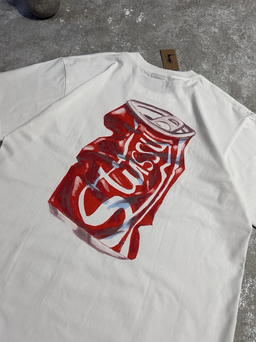 STUSSY SODA CAN T SHIRT SIZE MEDIUM | STUSSY TEE M | White STUSSY SODA CAN T SHIRT SIZE MEDIUM | STUSSY TEE M | White