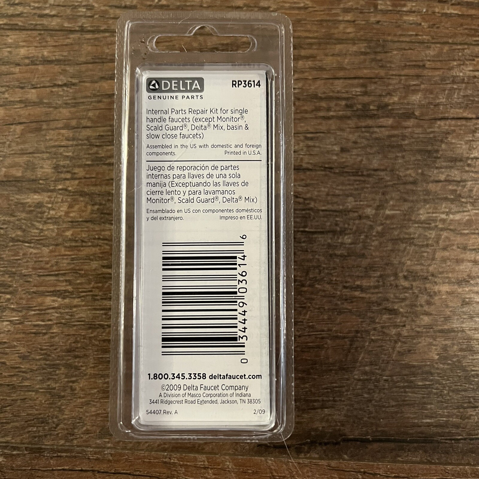 Delta RP3614A Internal Repair Kit for Single Handle Faucets & Peerless