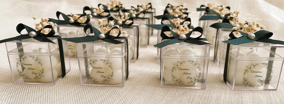 Favores de vela de boda personalizados para invitados, burbuja de compromiso, favores de bautizo Foto 4 de 4