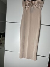BNWT- Pretty little thing Women's Bardot Pink Dress Bow detail Size 6