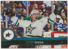 2017 2017-18 Upper Deck Clear Cut Parallel 59 Radek Faksa Dallas Stars