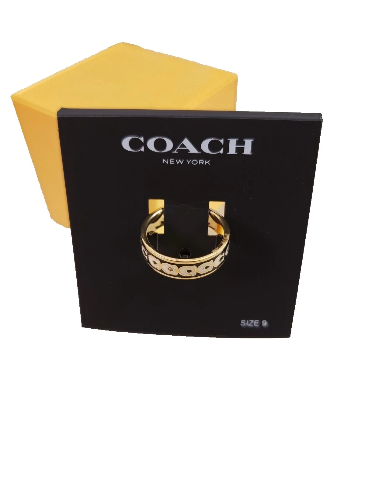 Coach Enamel Fashion Rings