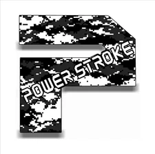 Ford F-250 F-350 P Powerstroke Superduty Digital Camouflage diesel sticker decal