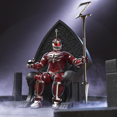 Super7 - Mighty Morphin Power Rangers ULTIMATES! Lord Zedd & Throne Brandneu