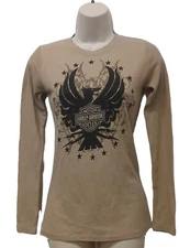 Harley Davidson women's electric wolf L/S thermal light shirt [NEW]