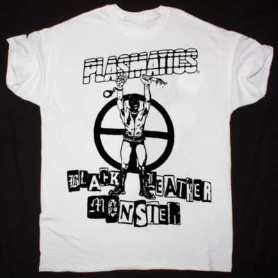 Vtg Plasmatics Black Leather Monster Cotton S-5XL Unisex