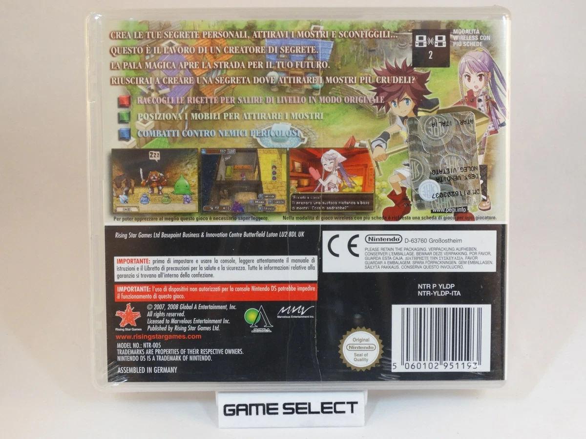 DUNGEON MAKER NNINTENDO DS DSi 2DS 3DS NDS PAL ITALIANO ORIGINAL NUEVO SELLADO