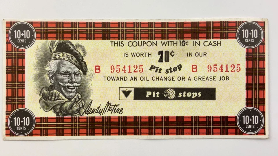 Canadian Tire Banknote 20 Cents 2 Overprint 1 Free Membership Helmet CC324 - Image 3 of 4