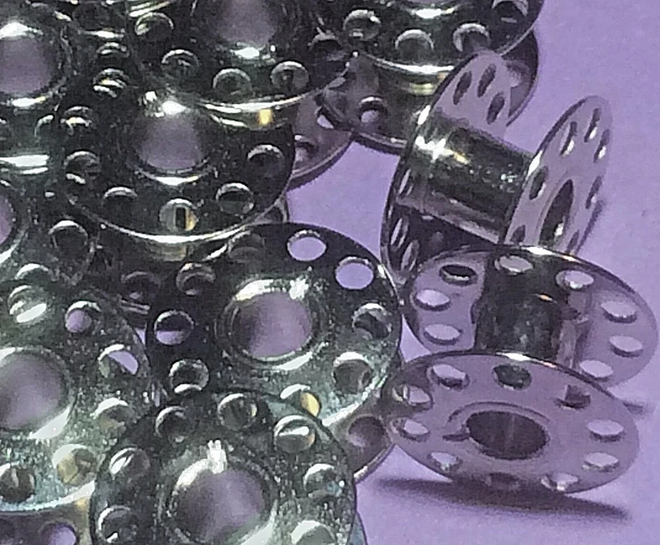 Metal Bobbins That Fit Necchi Sewing Machine for Many Older Models and Makes - Image 2 of 3