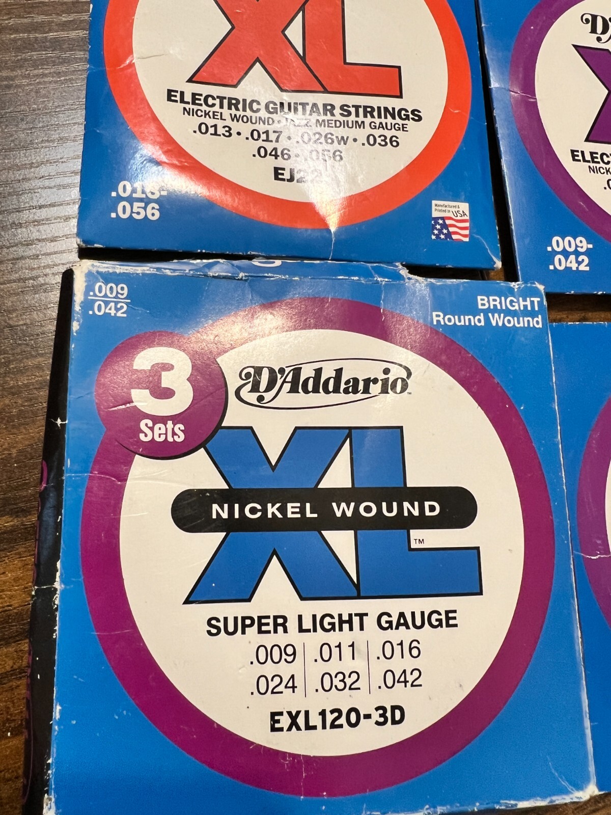 D'Addario E-Git.Saiten EXL120-3D 09-42 Nickel Wound 3er Set | Deutschland