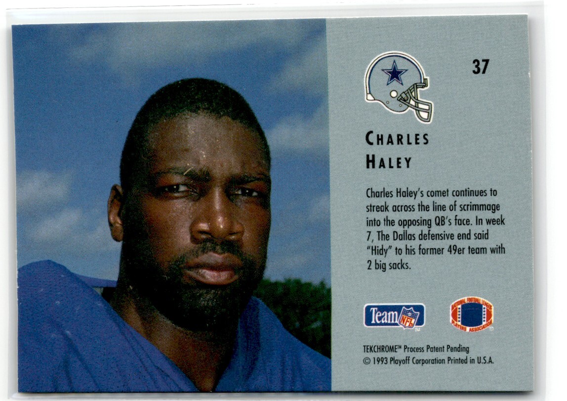 1993 Playoff Contenders Charles Haley Dallas Cowboys #37 | eBay