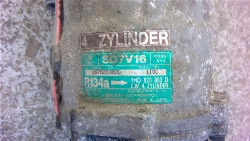 93 94 95 96 97 98 99 00 01 02 GOLF EXCEPT GTI A/c Air Compressor Foto 2 de 4