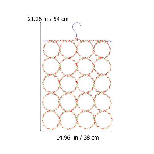 Papier Rattan Kleiderbügel Vater Fräulein Schal-Rack Papier-Rattan-Schalhalter - Bild 6 von 11