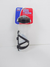 New- 50 Strong Bike Bottle Holder with Clear Water Squeeze Bottle 22 oz.