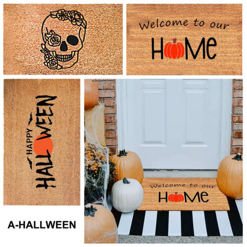 Welcome Mats Front Door Mats Outdoor Entryway Rug Non Slip Doormat Indoor weWsT