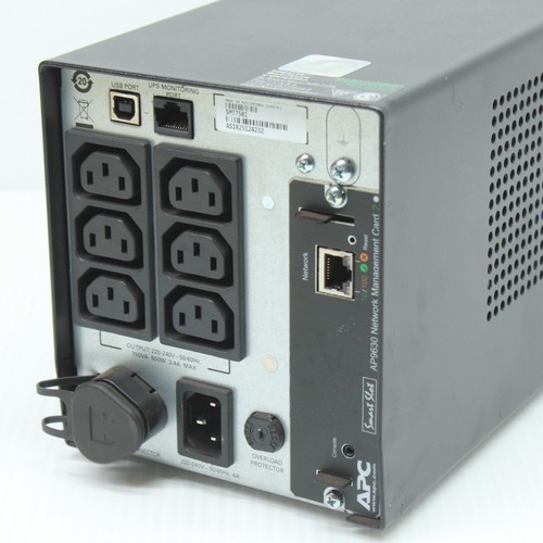 APC Smart-UPS 750 VA Tower SMT750I UPS with AP9630 - Power tested - No batteries - Picture 8 of 14