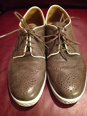 J Shoes Calypso Men’s Brown Casual Wing Tip Style Shoe; Size US 11 J Shoes Calypso Brown Distressed Casual Wingtip shoe Oxfords  main image 4