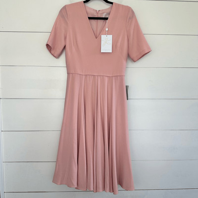 Gal Meets Glam Women s 6 Mauve Edith City Crepe Dress New NWT