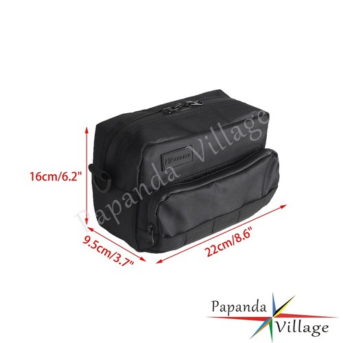 Club Style Handlebar Luggage Bag T-Bar Bag For Harley Dyna Sportster Softail - Picture 2 of 8