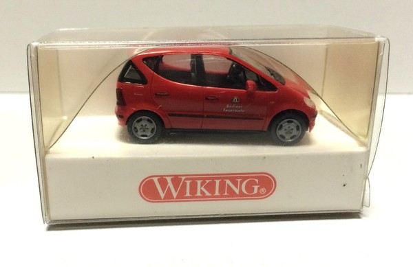 Wiking 601 04 29, Berliner Feuerwehr Mercedes Benz A-Klasse,1:87,H0, Neu In Ovp-image