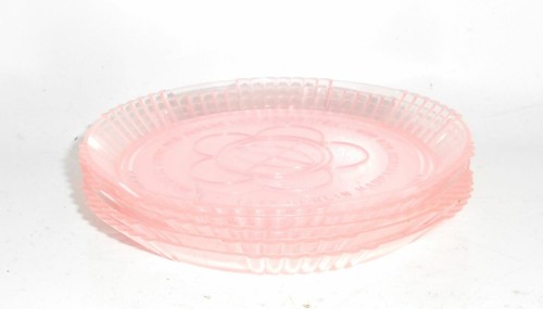 5 DDR Plaste Untersetzer Teller Ø 9,5 cm Weltfestspiele 1973 Berlin Geschenk GDR - Bild 3 von 4