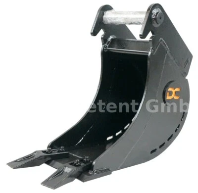 MS01 Tieflöffel Baggerschaufel Baggerlöffel Minibagger 20cm 200mm 20 cm HARDOX