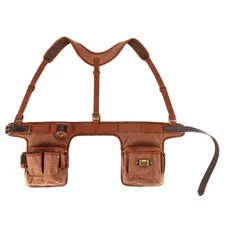 TOURBON Framer Tool Rig Belt Bag Harness Pack Carpenter Bag Drill Pouch Small