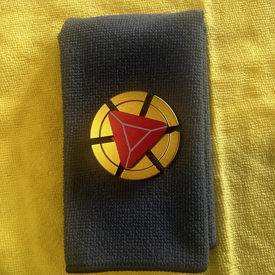 Hilandero inquieto dorado y rojo juguete todo metal adultos niños niñas juguete sensorial ☼ Foto 4 de 4