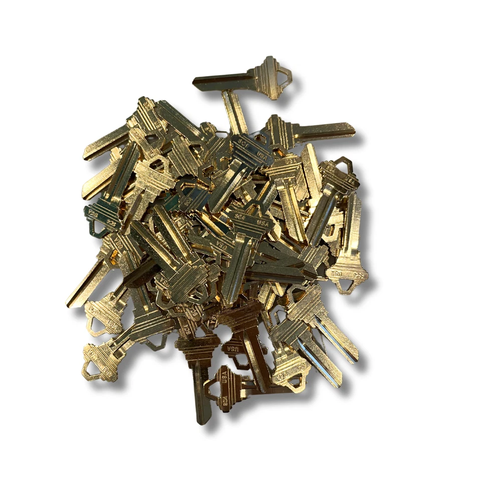 ENVÍO GRATUITO - Llaves en blanco SC4 (paquete de 50) Compatible con llaves SC4 ILCO SCHLAGE Foto 3 de 3