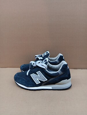 New Balance 996 Navy Blue/White Shoe- US Size 7.5 D(M)- M996NAV | eBay