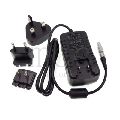 Teradek 0B 2 Pin Male plug Power Supply Adapter with Universal AC US UK EU Plug
