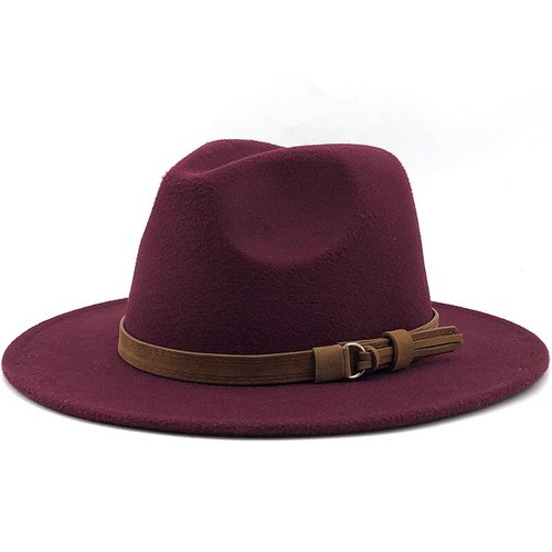 Cappello Fedora 2025 classico tesa larga gangster berretto uomo donna vintage Trilby Panama - Foto 25 di 38