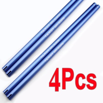 4Pcs 450 Aluminum Tail Boom Pipe For T-rex Align 450 V2 V3 PRO DFC Helicopter