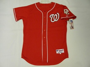 red washington nationals jersey