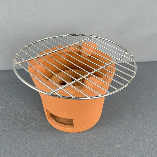 Round Grill Net Stainless Steel Cooking Grate Bbq Rack Charcoal Stove Mesh - Picture 4 of 12