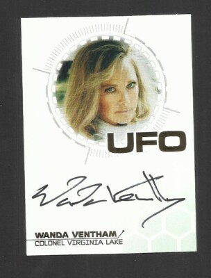 WV1 UFO WANDA VENTHAM SIGNED AUTOGRAMMKARTE 2020 AUTHENTIC AUTO KULT TV SHOWS