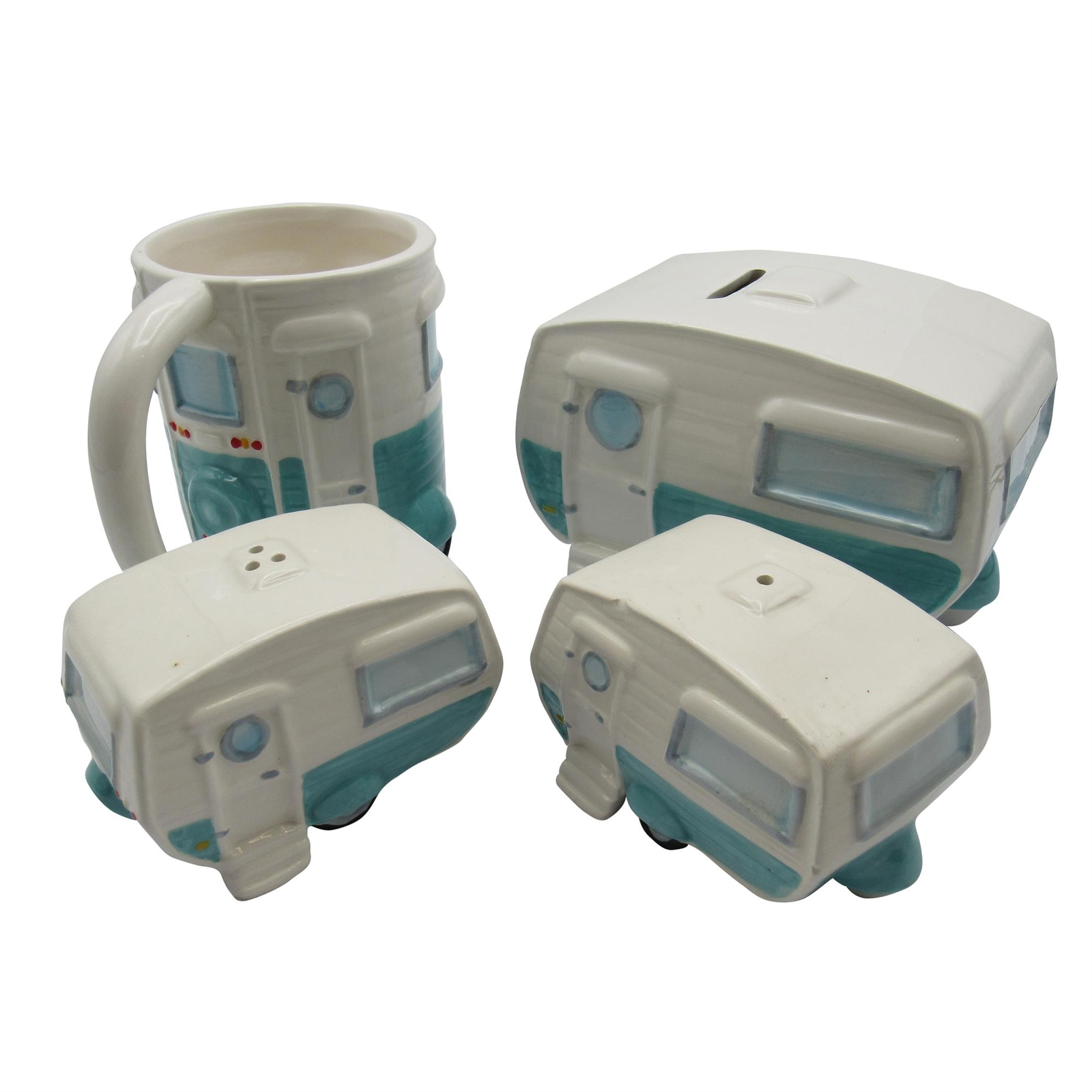 Caravan Novelty Gift Set (Collectables Mug Presents Ceramic Unique Unusual)