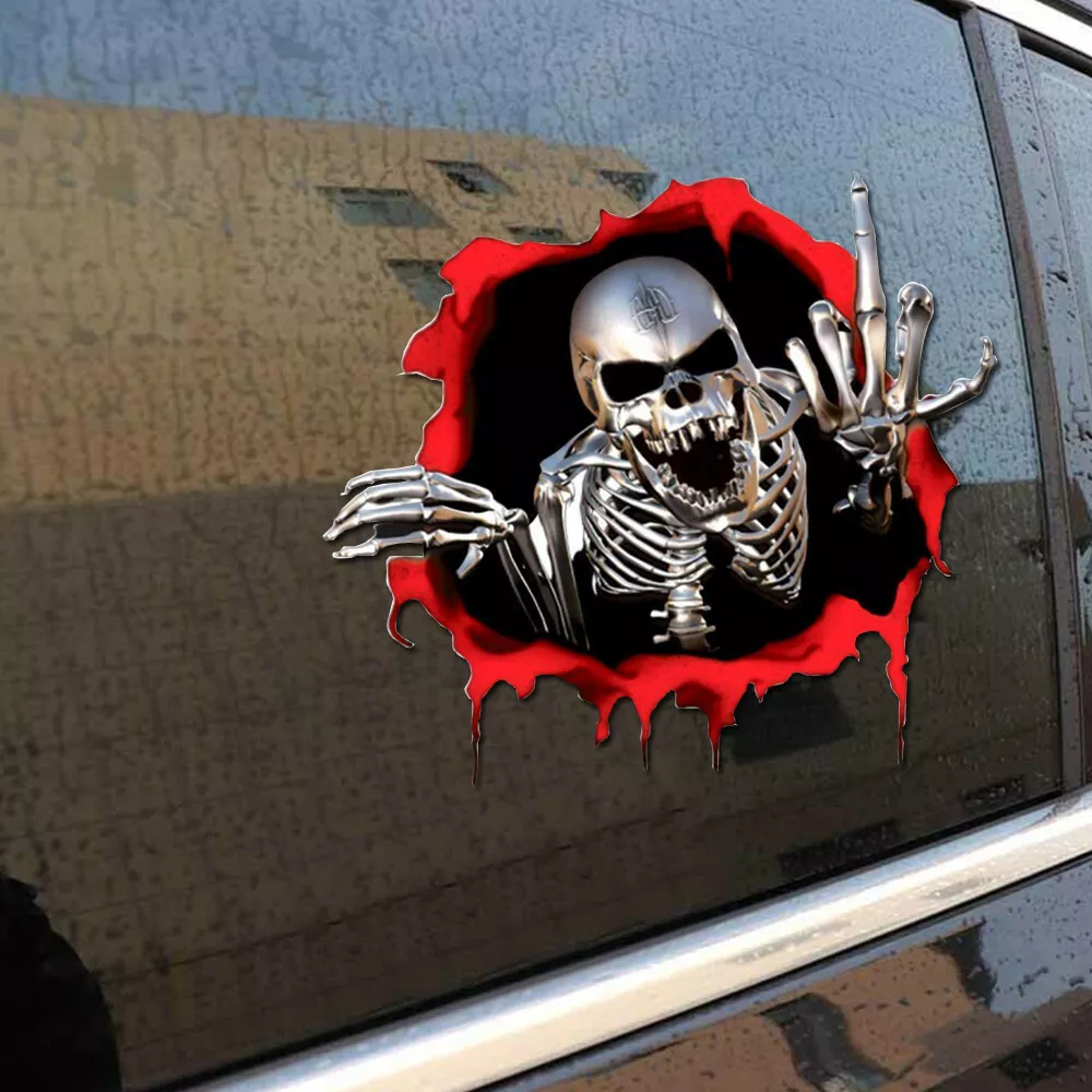 Skeleton 2024 car decal