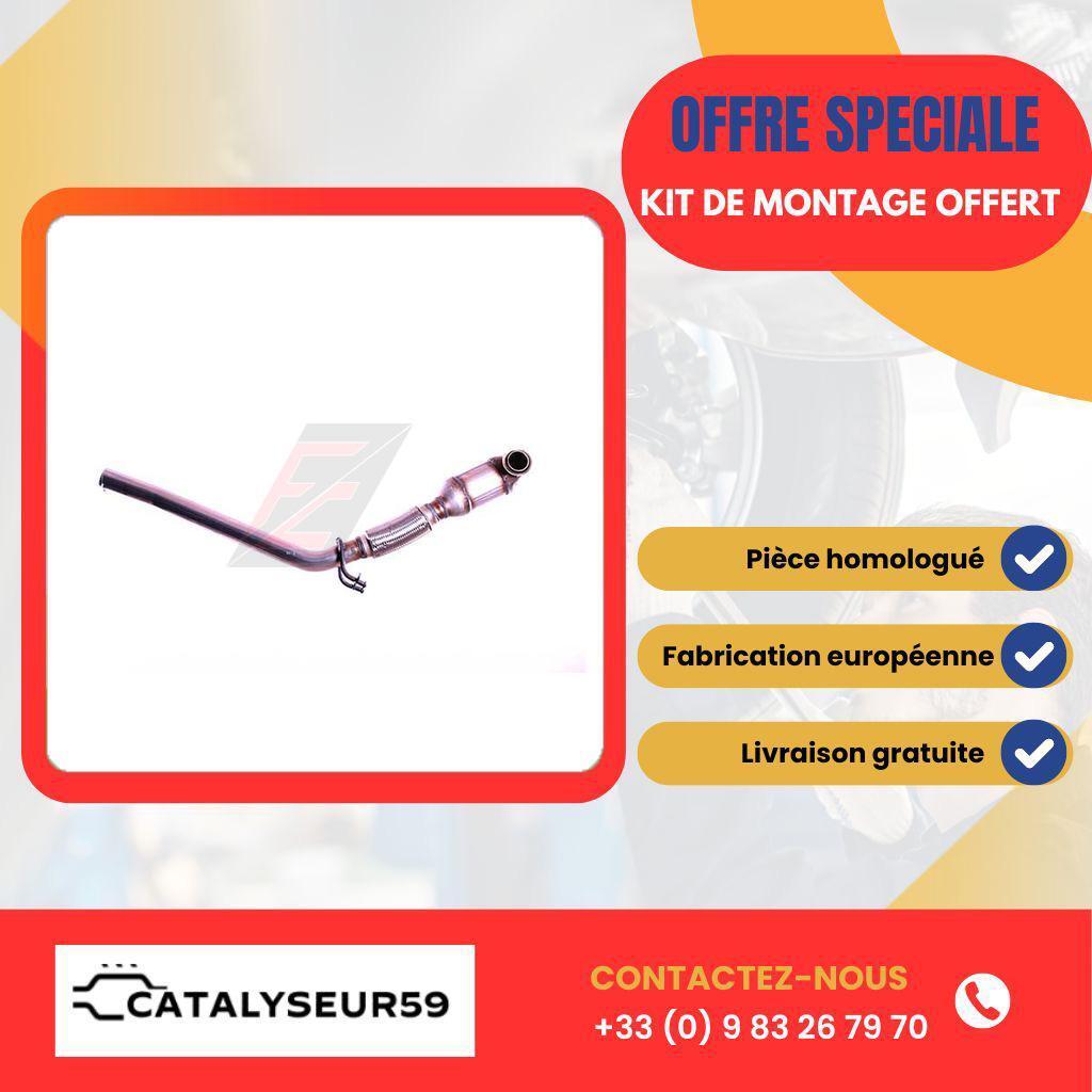 Catalyseur Audi A3 1.9 TDI diesel 105 cv pour modèles 2006 à 2010 motorisation BXE