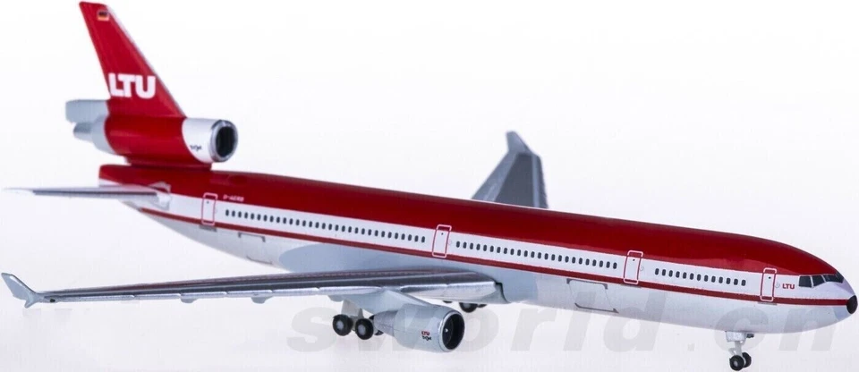 1:500 Herpa LTU McDonnell Douglas MD-11 avión de pasajeros modelo de avión fundido a presión Foto 2 de 4