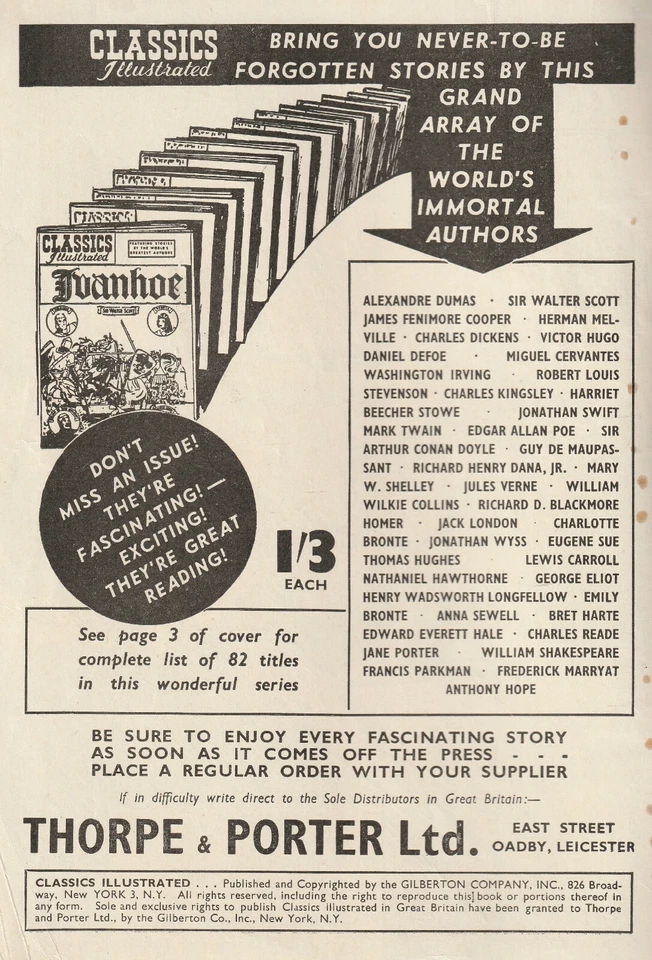 Variant - Classics Illustrated #68 William Shakespeare - Julius Caesar" 1960's - Image 2 of 4