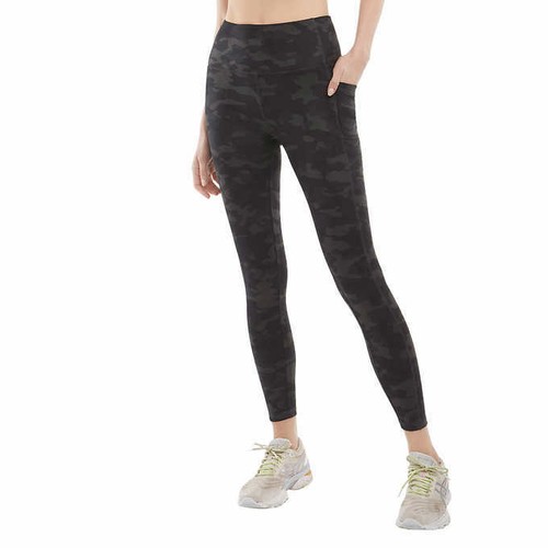 Danskin Ladies' Super Soft 7/8 Legging Side Pockets High Waist Yoga Pant | I13 - Picture 8 of 34
