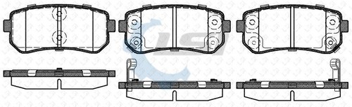 Rear Bendix Brake Pads and Disc Rotors Set for Hyundai i20 PB 1.4 1.6 2010-2018 - Picture 4 of 4