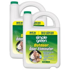 Simple Green Outdoor Odor Eliminator for 1 Count Pack of 2 , Milky White