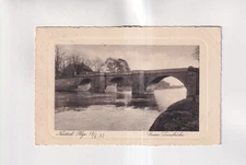 F7104) Carte postale, NEUSTADT Rübenberg - 1932 Leinebrücke Passepartout